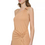 Women's Asymmetrical High-Slit Single-Strap Dress