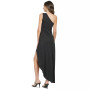Women's Asymmetrical High-Slit Single-Strap Dress
