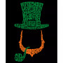 Men's Leprechaun Word Art Crewneck Sweatshirt
