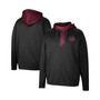 Men's Black Texas A&M Aggies Luge 3.0 Quarter-Zip Hoodie