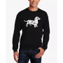 Men's Word Art Crewneck Dachshund Sweatshirt