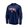 Men's Branded Navy Minnesota Twins Gametime Arch Pullover Sweatshirt