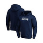 Men's Branded College Navy Seattle Seahawks Big and Tall Primary Logo Pullover Hoodie