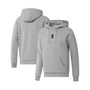 Men's Heathered Gray Minnesota United FC Travel Raglan Pullover Hoodie