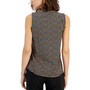 Women's Printed Pleat-Front Sleeveless Top