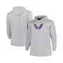 Men's Heather Gray Washington Capitals Big and Tall Pullover Hoodie