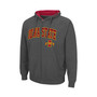 Men's Charcoal Iowa State Cyclones Arch & Logo 3.0 Full-Zip Hoodie