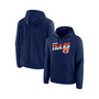 Men's Branded Navy Auburn Tigers Quick Slant Pullover Hoodie