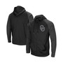 Men's Black Oklahoma Sooners Blackout 3.0 Tonal Raglan Full-Zip Hoodie