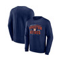 Men's Branded Heathered Navy Houston Astros Classic Move Pullover Sweatshirt