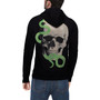 Men's Snake Skull Rhinestone Hoodie