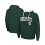 Men's Green Michigan State Spartans Big and Tall Full-Zip Hoodie