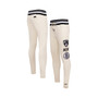 Men's Cream Brooklyn Nets Retro Classic Fleece Sweatpants