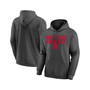 Men's Heathered Charcoal Toronto Raptors Victory Earned Pullover Hoodie