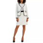 Women's Sparkle Contrast-Trim Jacket & Pencil Skirt Suit