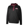 Men's Black Mississippi State Bulldogs Luge 3.0 Quarter-Zip Hoodie