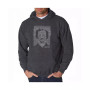 Men's Word Art Hoodie - Edgar Allen Poe - The Raven