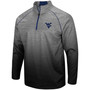 Men's Heathered Gray West Virginia Mountaineers Sitwell Sublimated Quarter-Zip Pullover Jacket