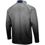Men's Heathered Gray West Virginia Mountaineers Sitwell Sublimated Quarter-Zip Pullover Jacket