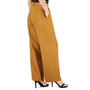 Women's Mid-Rise Zip-Front Wide-Leg Pants