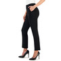 Women's Crosshatch Slim-Leg Ankle Pants