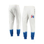 Men's Oatmeal Philadelphia 76ers Double Dribble Tie-Dye Fleece Jogger Pants