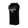 Men's Black Jacksonville Jaguars Relay Sleeveless Pullover Hoodie