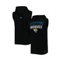 Men's Black Jacksonville Jaguars Relay Sleeveless Pullover Hoodie