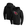 Men's Branded Black Arizona Cardinals Primary Logo Fitted Pullover Hoodie