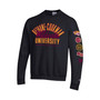 Men's Black Bethune-Cookman Wildcats 2-Hit Powerblend Pullover Sweatshirt