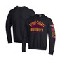 Men's Black Bethune-Cookman Wildcats 2-Hit Powerblend Pullover Sweatshirt