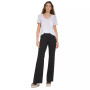 Women's Metallic-Trim Scoop-Neck Pocketed T-Shirt