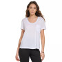 Women's Metallic-Trim Scoop-Neck Pocketed T-Shirt