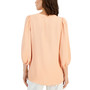 Women's 3/4-Sleeve Popover Blouse