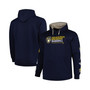 Men's Navy Milwaukee Brewers Big and Tall Fleece Pullover Hoodie