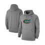 Men's Heather Gray Florida Gators Logo Club Pullover Hoodie