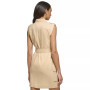 Women's Sleeveless Belted Zip-Front Dress