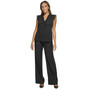 Women's Ruffled Cap-Sleeve Tie-Neck Blouse