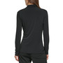 Women's Matte Jersey Faux Wrap Top