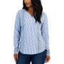 Women's Cotton Henley Long-Sleeve Top, Created for Macy's