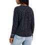 Women's Cotton Henley Long-Sleeve Top, Created for Macy's