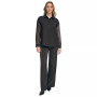Women's Chiffon Sleeve Button Down Blouse