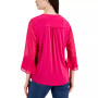 Women's Textured Pintuck Top, Created for Macy's