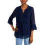 Women's Textured Pintuck Top, Created for Macy's