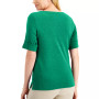 Cotton Boat-Neck Top, Created for Macy's