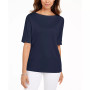 Cotton Boat-Neck Top, Created for Macy's