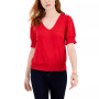 Women's Smocked-Trim Top, Created for Macy's