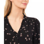 Women's Floral-Print Button-Front Blouse