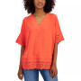 Women's Lace-Trimmed Tunic, Created for Macy's