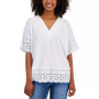 Women's Lace-Trimmed Tunic, Created for Macy's